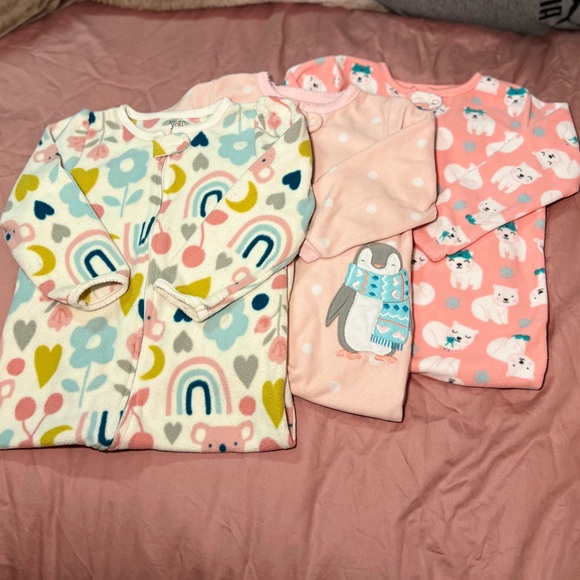 Carter's Pajamas Fuzzy Toddler Footsie Pajama Bundle Poshmark